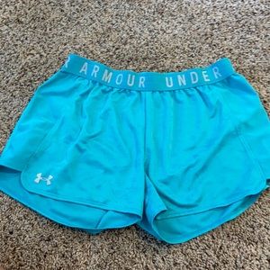 BLUE UNDER ARMOUR SHORTS